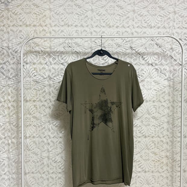 Eu 밀리터리 star T-shirts