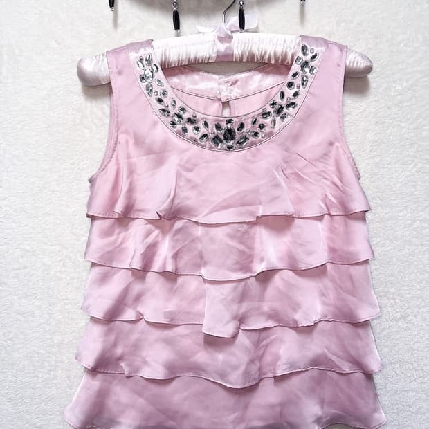 핑키앤다이안 히메갸루 로맨틱 비즈큐빅 쉬폰프릴 로걀탑 나시 헤이세이 핀터