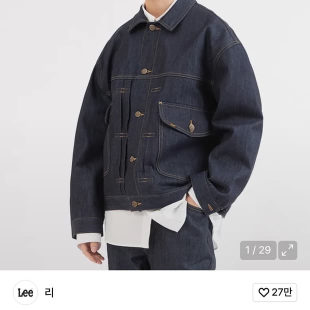 LEE 데님 자켓