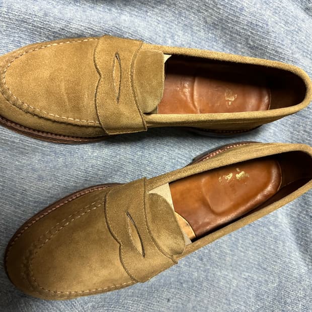 알든 6244F 스웨이드 로퍼