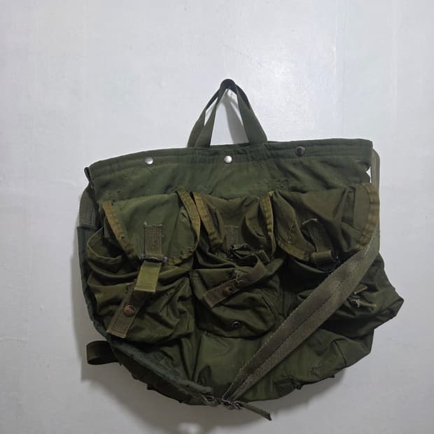 엘리스 직접 제작 밀리터리 토트백 / 원오프 핸드메이드