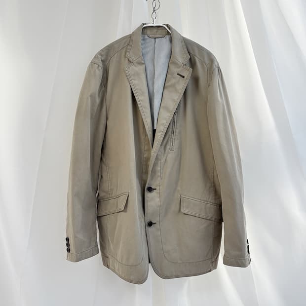 JOSEPH ABBOUD ash beige oversized jacket
