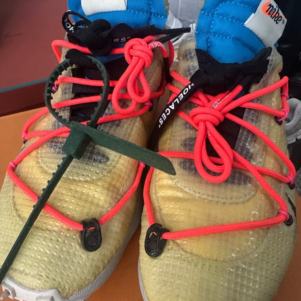 나이키 오프화이트 베이퍼 스트릿 옐로우 235 