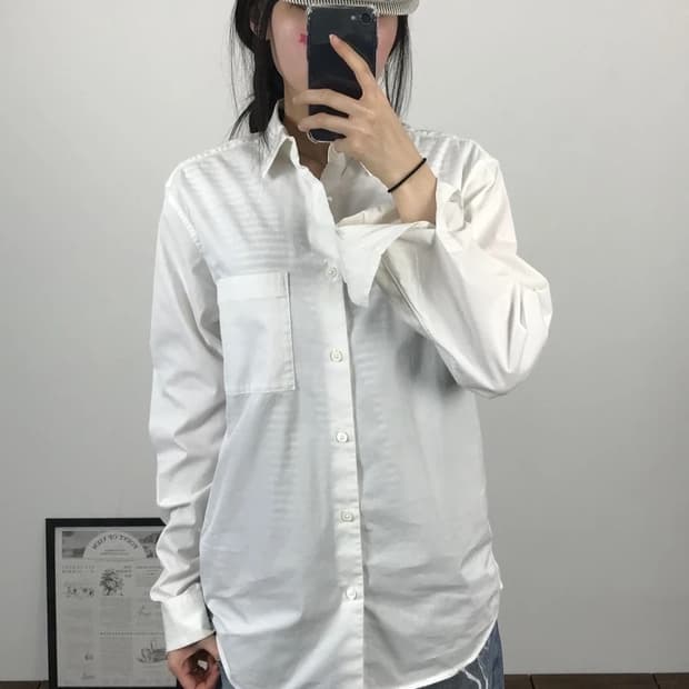 Theory Irving Crisp White Shirt