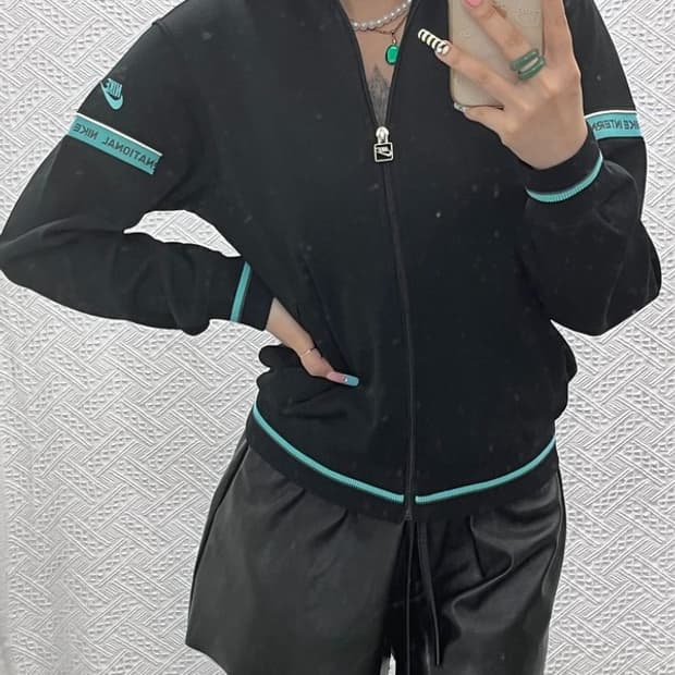나이키 재팬 희귀 올드스쿨 레트로 80's 져지 집업 S C12981