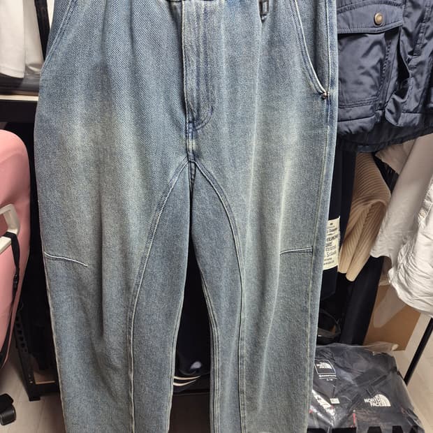 우영미 25FW 블루와이드 밴딩데님팬츠 판매합니다