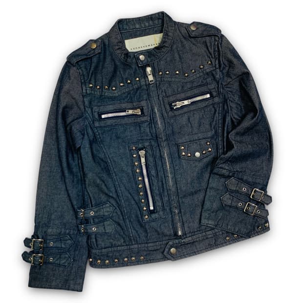 펑크 SUNAOKUWAHARA 초호화 스터드 자켓