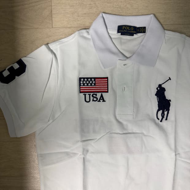 폴로 빅포니 성조기 카라티