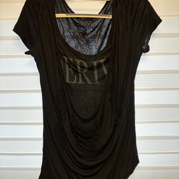 드레이핑 레이어 반팔 drapping top