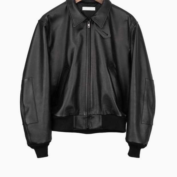 구매) aieul dw 레더 자켓 50 사이즈