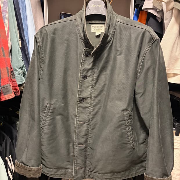 rrl 덱자켓 블랙