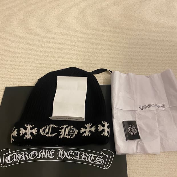 (새제품) 크롬하츠 빅대디 비니 블랙