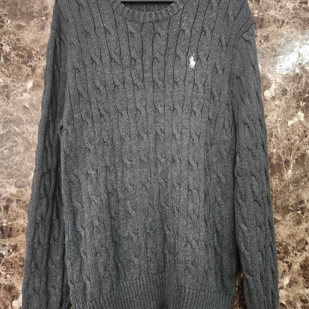 폴로 케이블니트 M 100 