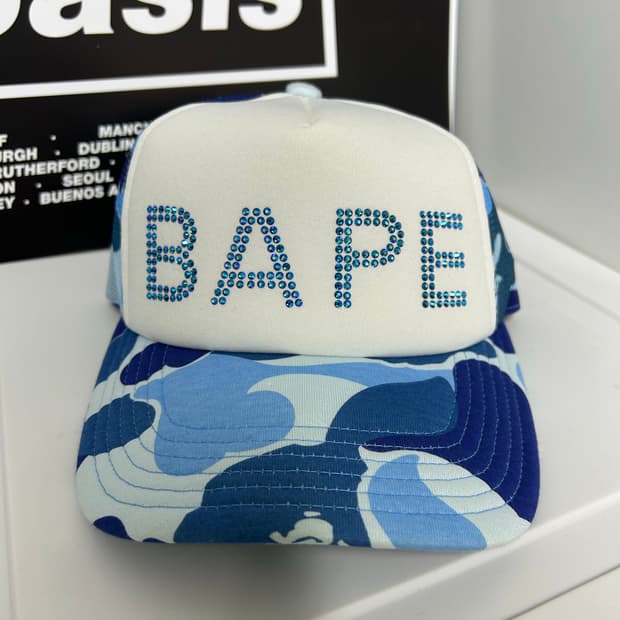 베이프X스와로브스키 캡모자 스냅백