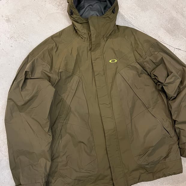 빈티지 오클리 짚업 후드