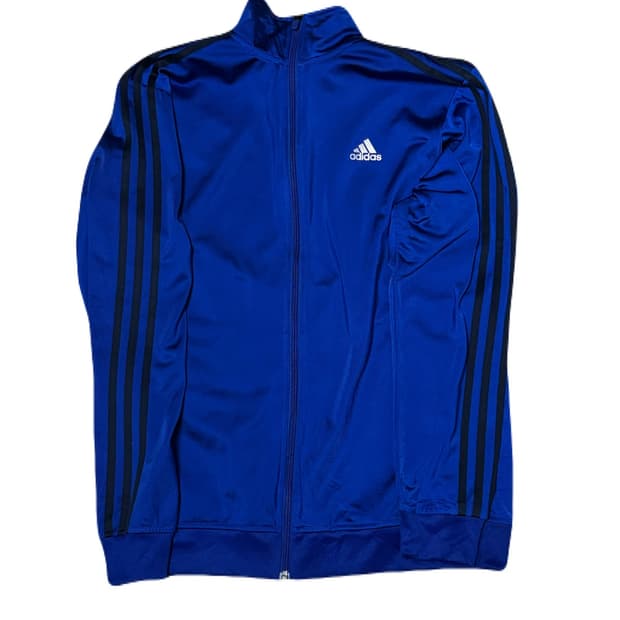 아디다스 져지 실크 블루블랙 트랙탑 