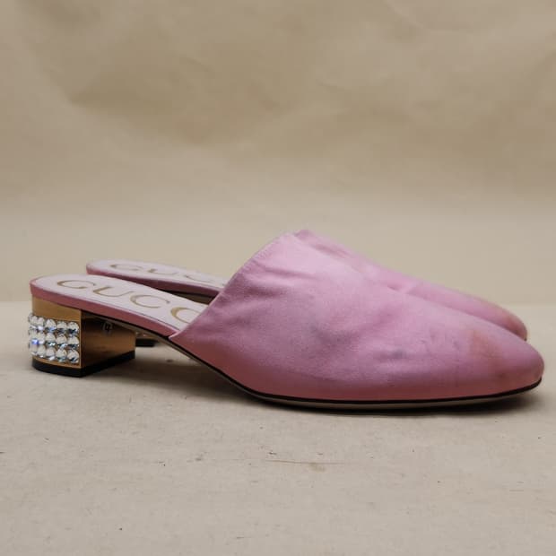 구찌 뮬 힐 여성슬리퍼39 250 굽4.5