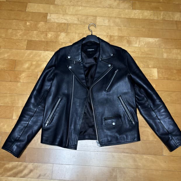 도프제이슨 램스킨 더블 라이더 자켓 L