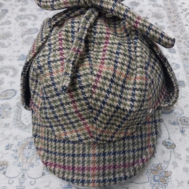 브라운 햇  비스포크 디어스토커 셜록홈즈 모자