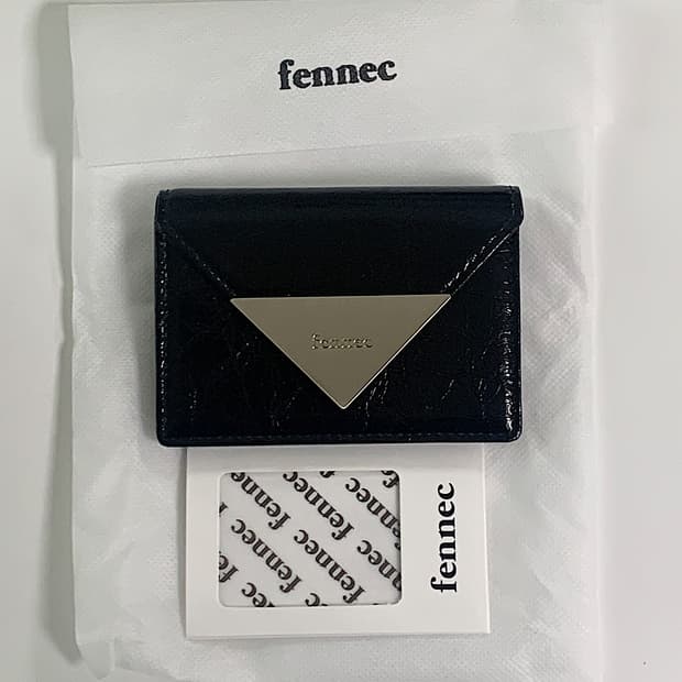 페넥 아코디언 카드지갑 반지갑 블랙