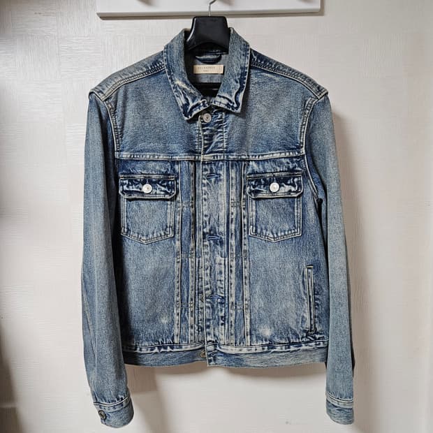 올세인츠 데미지 데님 트러커 자켓