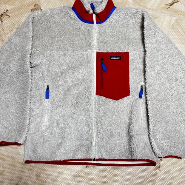 파타고니아 클래식 레트로X 후리스 내츄럴 투어링 레드