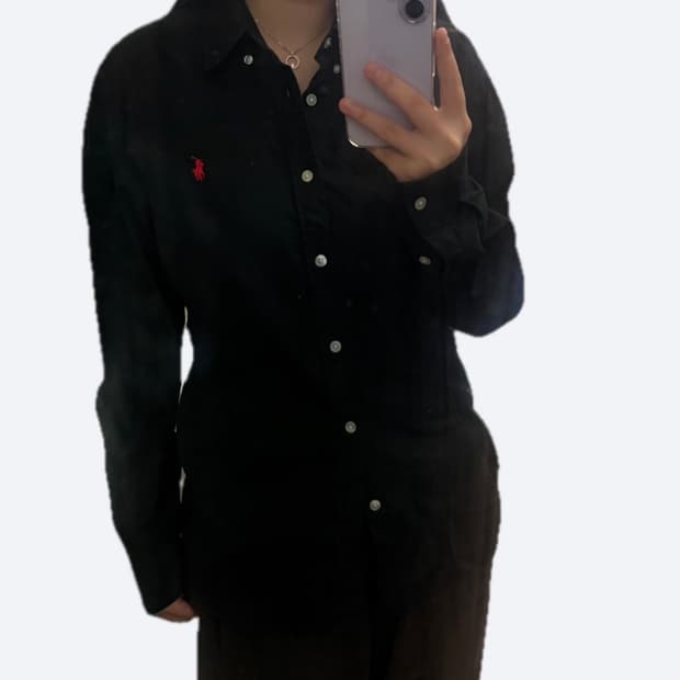 ❤️폴로 랄프로렌 레드 포니 블랙 셔츠❤️