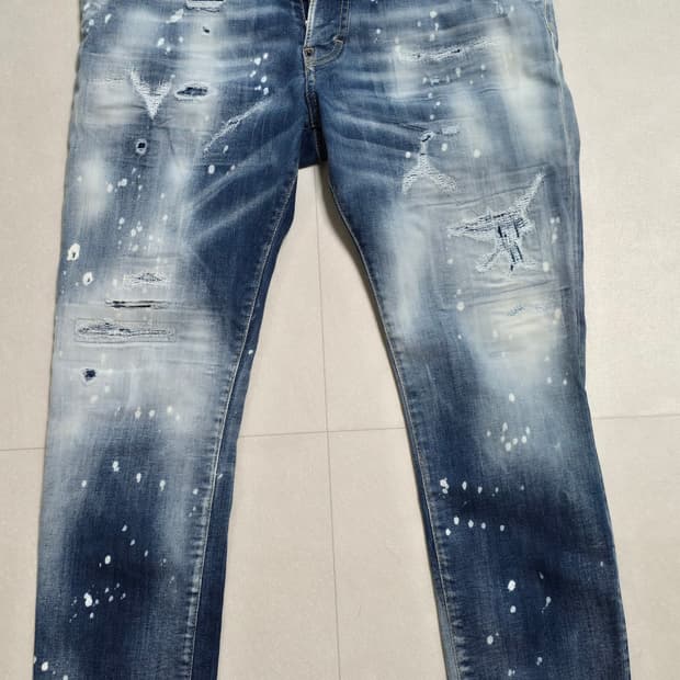 정품 디스퀘어드2 스케이터진 청바지
