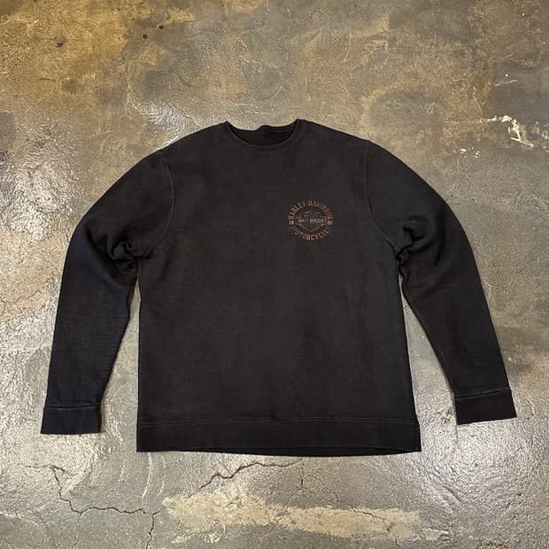 할리데이비슨 빈티지 스웻셔츠 L