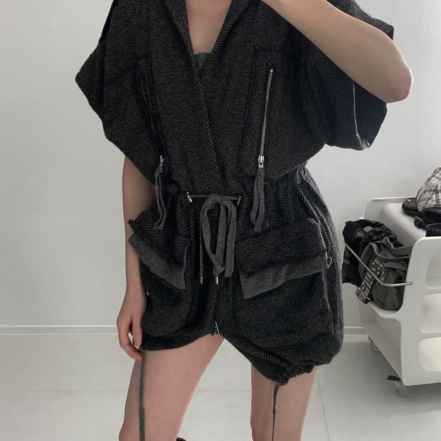 [개인소장] Wool Herringbone Dress