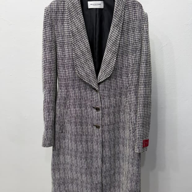 정품) MOJOS.PHINE 체크 패턴 자켓 77