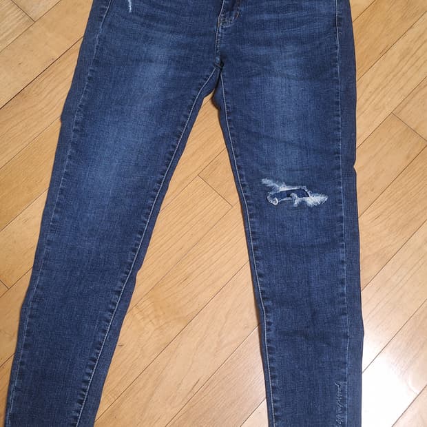 게스 데님 스키니진