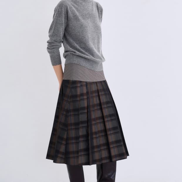 포코포스카 poko fosca 플리츠 스커트 (1사이즈)