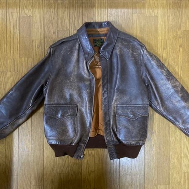 (38) 리얼맥코이 a-2 가죽자켓