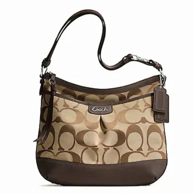 COACH 시그니처 빈티지 코치 숄더백