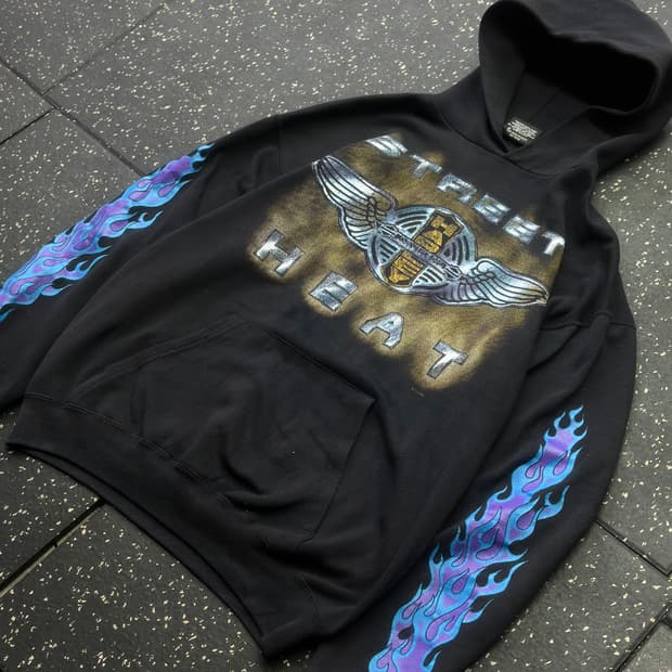 Vintage 1995 HD Harley Davidson Flames S