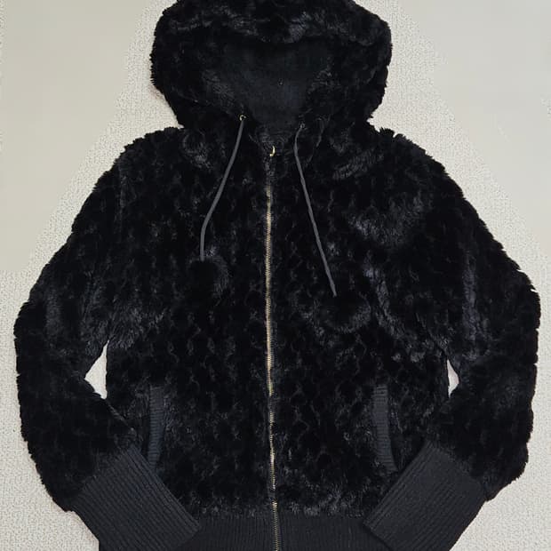 리즈리사돌 폼폼이 퍼 후드집업 / 갸루 오네갸루 히메갸루