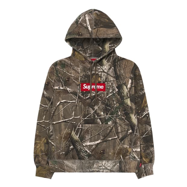 슈프림 박스로고 후드 리얼트리 카모
