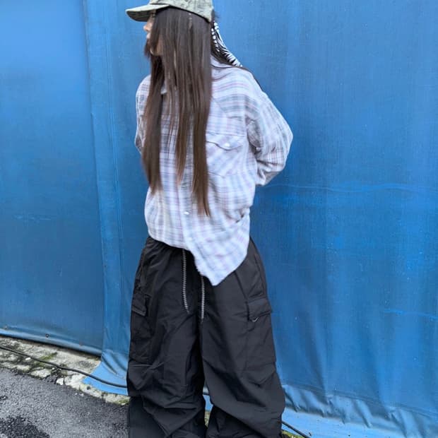 Pre Order -10% [unisex] 군밤 나일론 트랙 스트링 pt