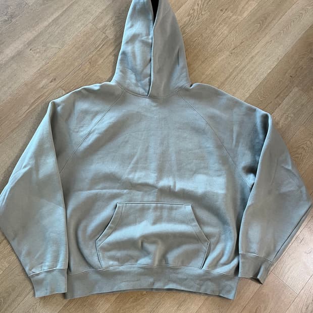 피오갓 에센셜 후드티 M(기모) 피스타치오