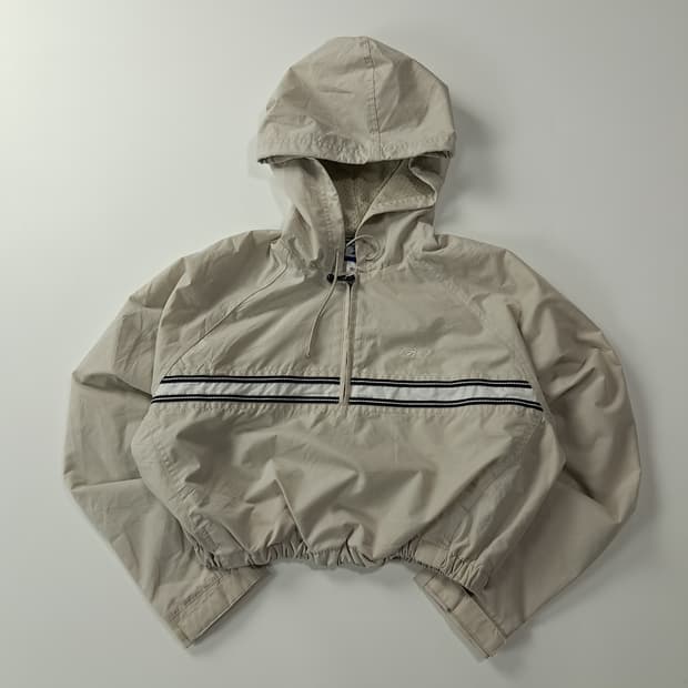 CK477 FREE 리복 90s 올드스쿨 바람막이 크롭 자켓