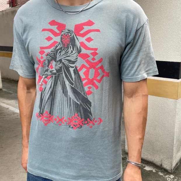 90s 스타워즈 Darth Maul Promo Faded T-s