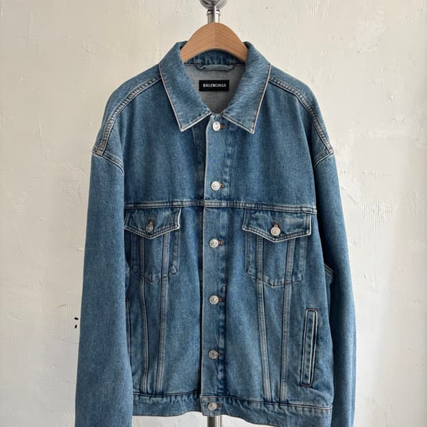 Balenciaga 발렌시아가 백로고 데님 자켓