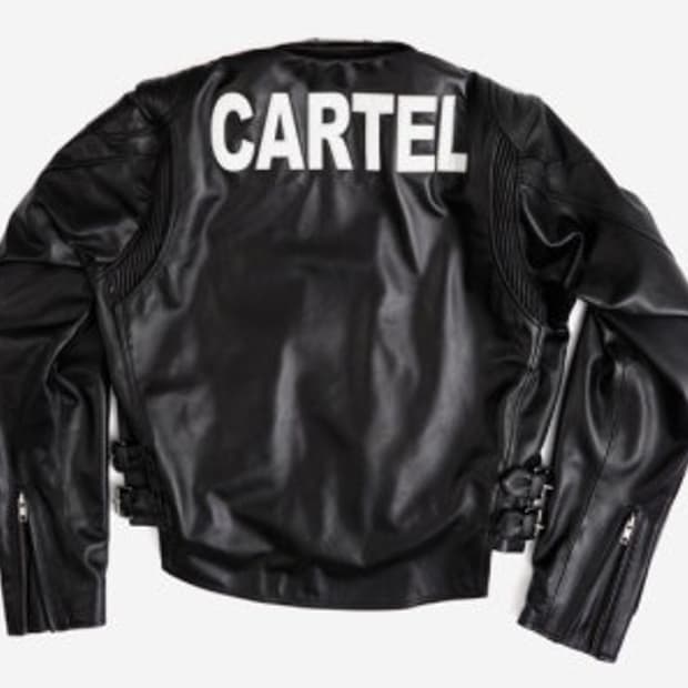 선데이오프클럽 카르텔 가죽자켓