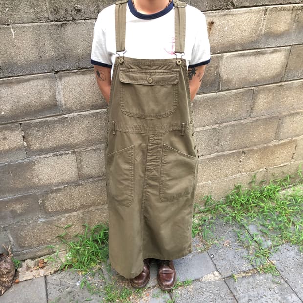 Chiquita khaki overall skirt