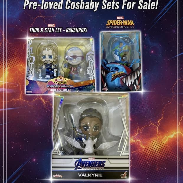 마블 정품 피규어 3개 일괄 판매합니다.