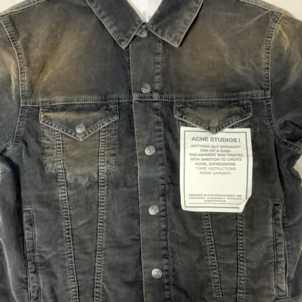 [m] 25fw 아크네 스튜디오 코듀로이 트러커