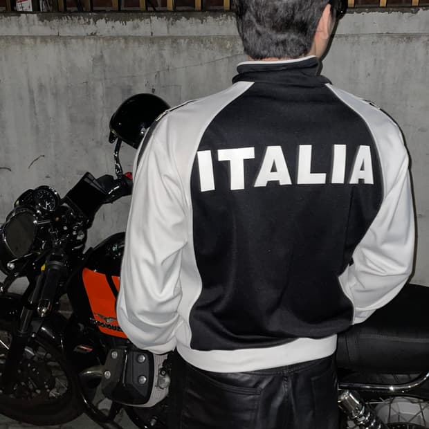 이탈리아 지퍼 디테일 져지