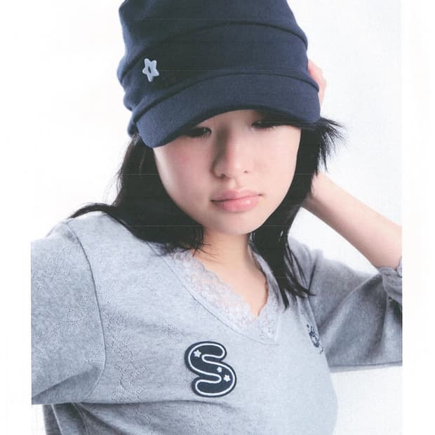 샬롬클럽 모자 SHY HAT NAVY