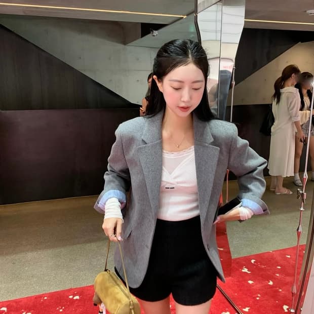 샵시예 미우 울자켓 1사이즈